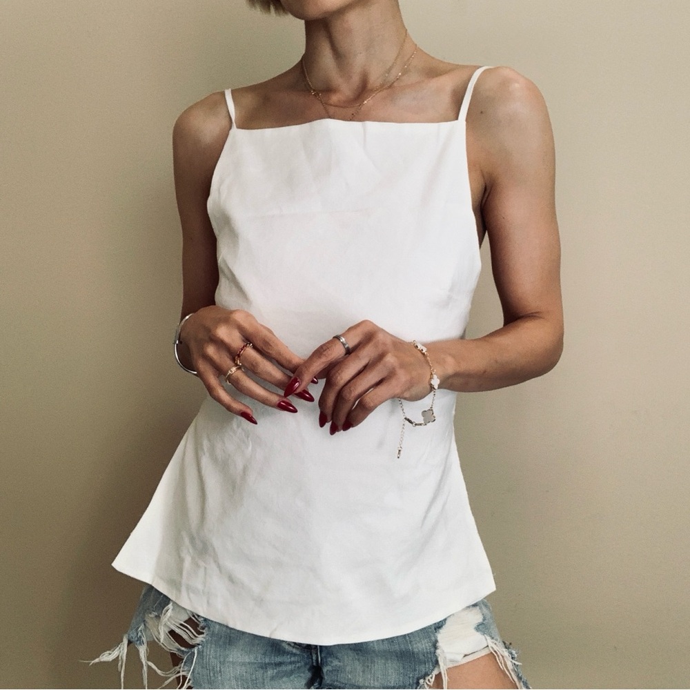 Brand New Zara linen top - Picture 7 of 13